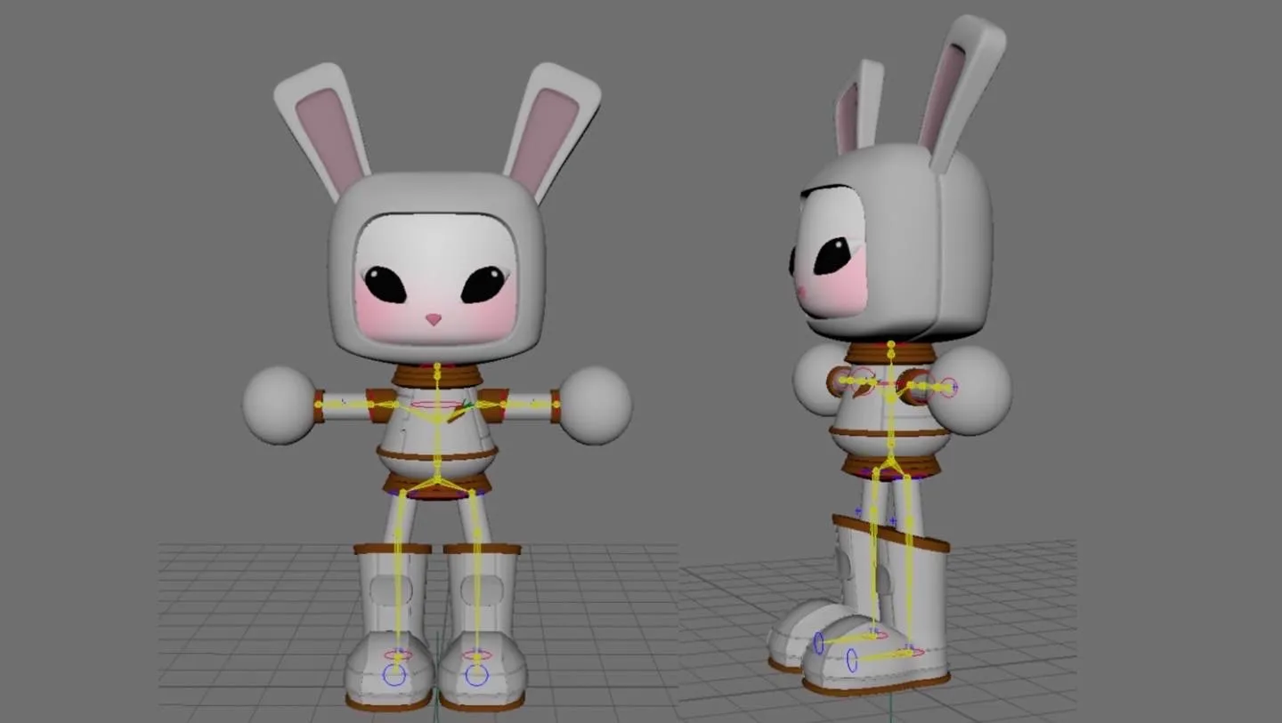model in Maya